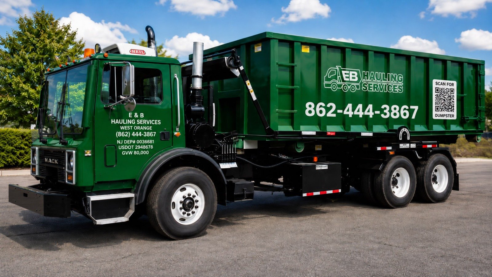 EB Hauling service truck